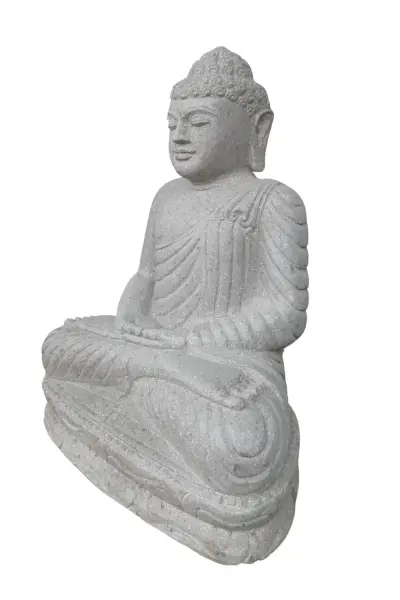 Artikelbild 6 des Artikels “Sitzender Buddha aus Flussstein 50cm Höhe. “